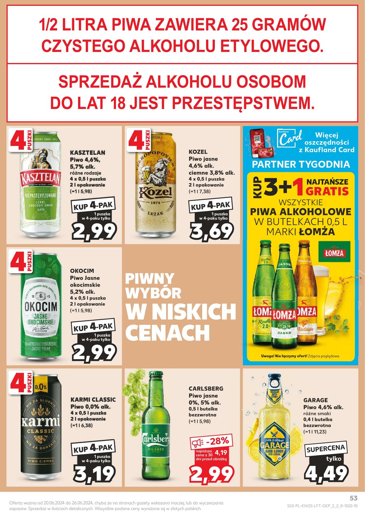 Gazetka Kaufland 20.06.2024 - 26.06.2024