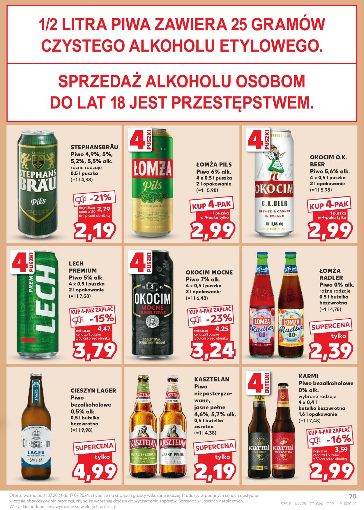 Gazetka Kaufland 11.07.2024 - 17.07.2024