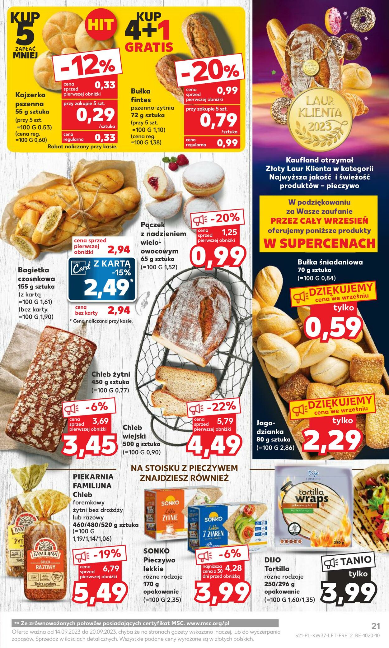 Gazetka Kaufland 14.09.2023 - 20.09.2023