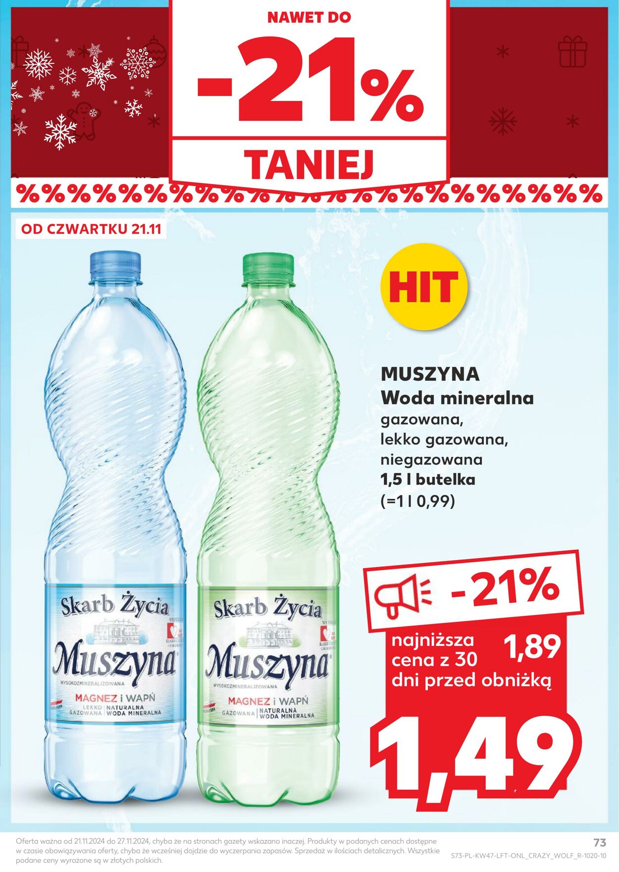 Gazetka Kaufland 21.11.2024 - 27.11.2024