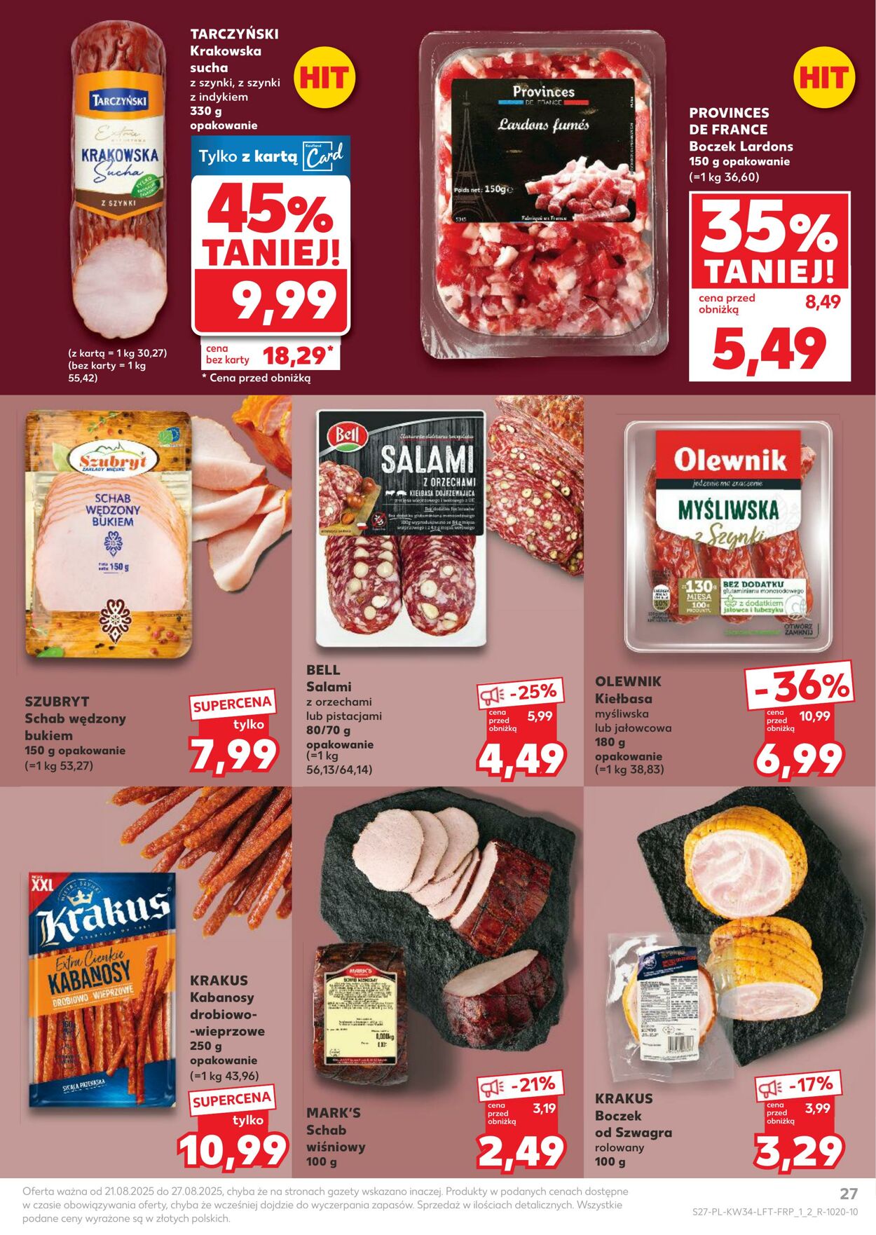 Gazetka Kaufland 21.08.2025 - 27.08.2025