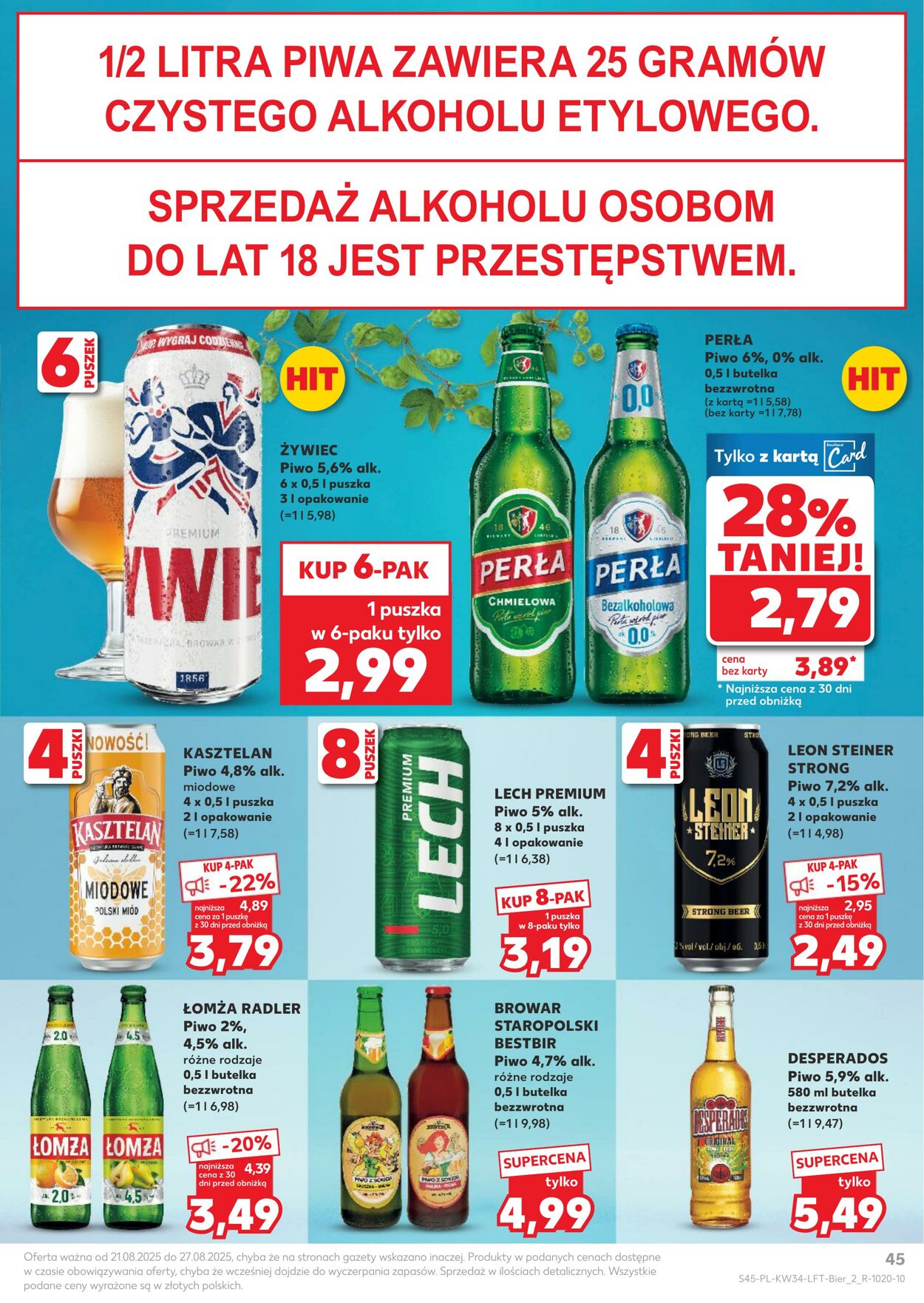 Gazetka Kaufland 21.08.2025 - 27.08.2025