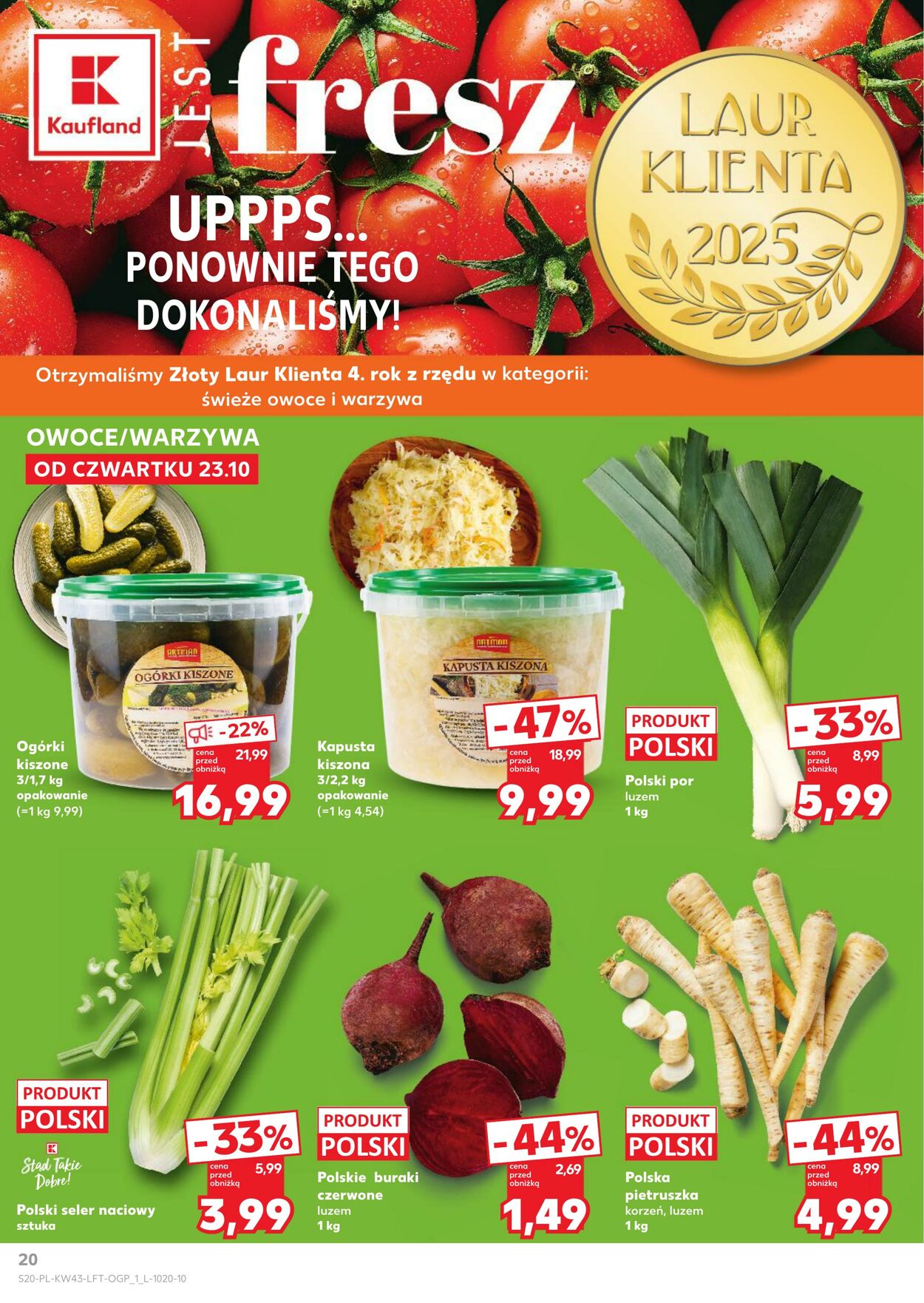 Gazetka Kaufland 23.10.2025 - 28.10.2025