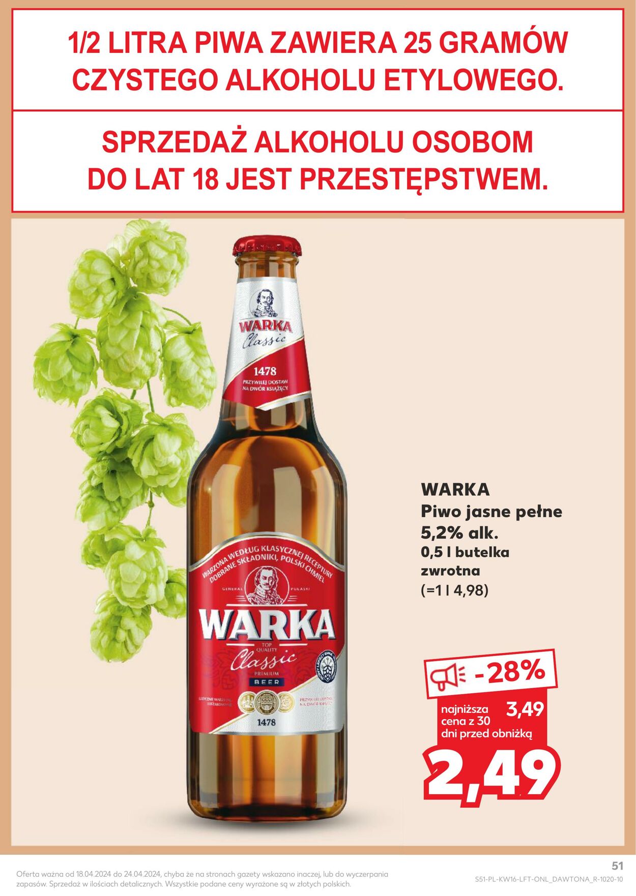 Gazetka Kaufland 18.04.2024 - 24.04.2024