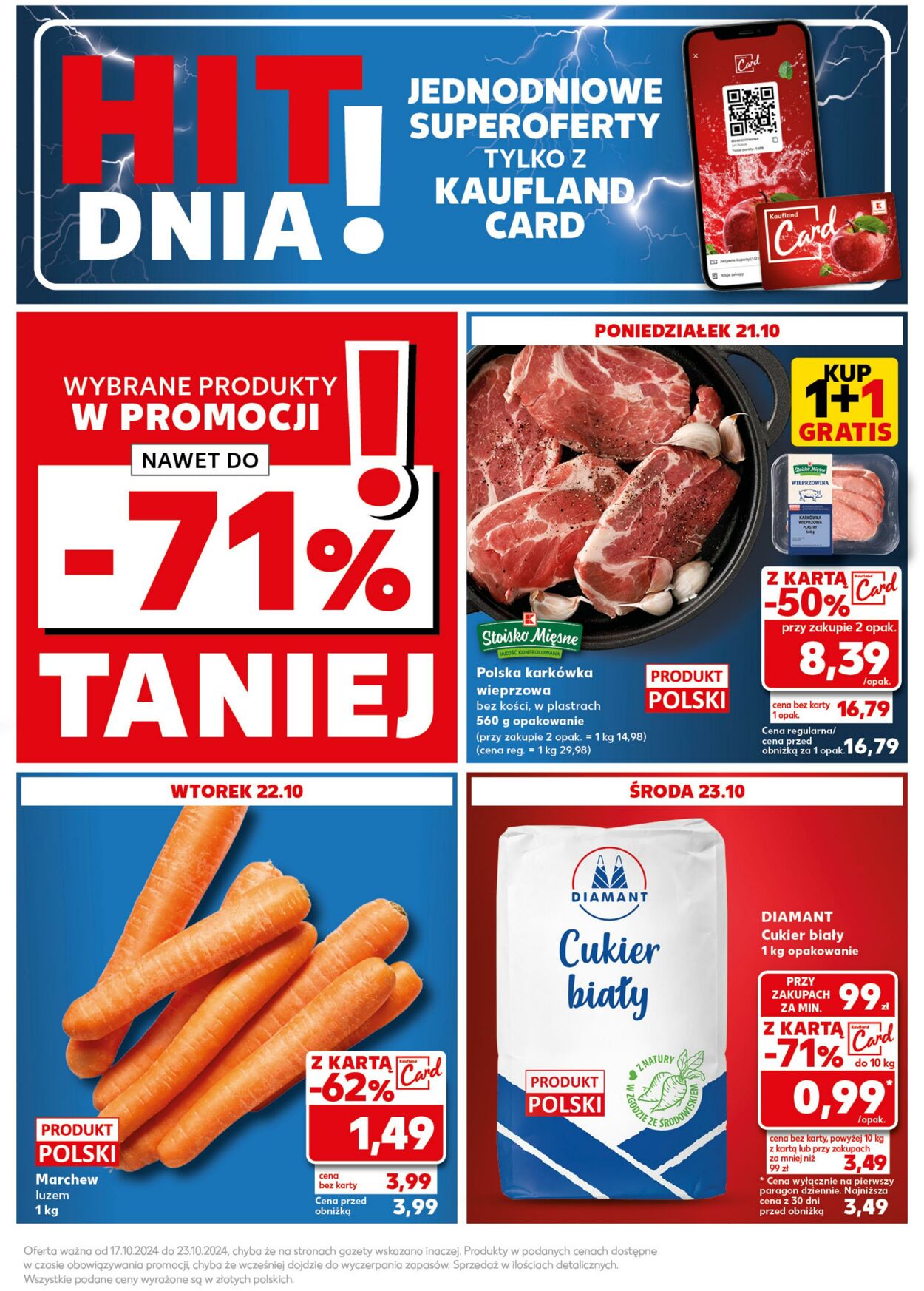 Gazetka Kaufland 21.10.2024 - 23.10.2024