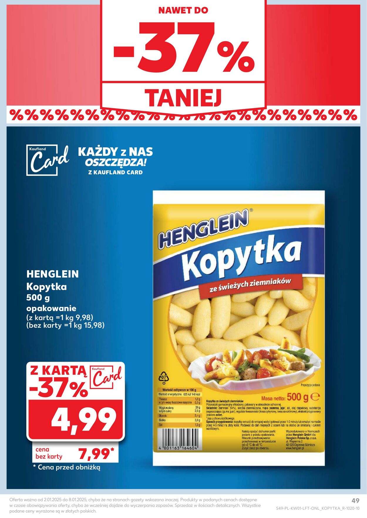 Gazetka Kaufland 02.01.2025 - 08.01.2025