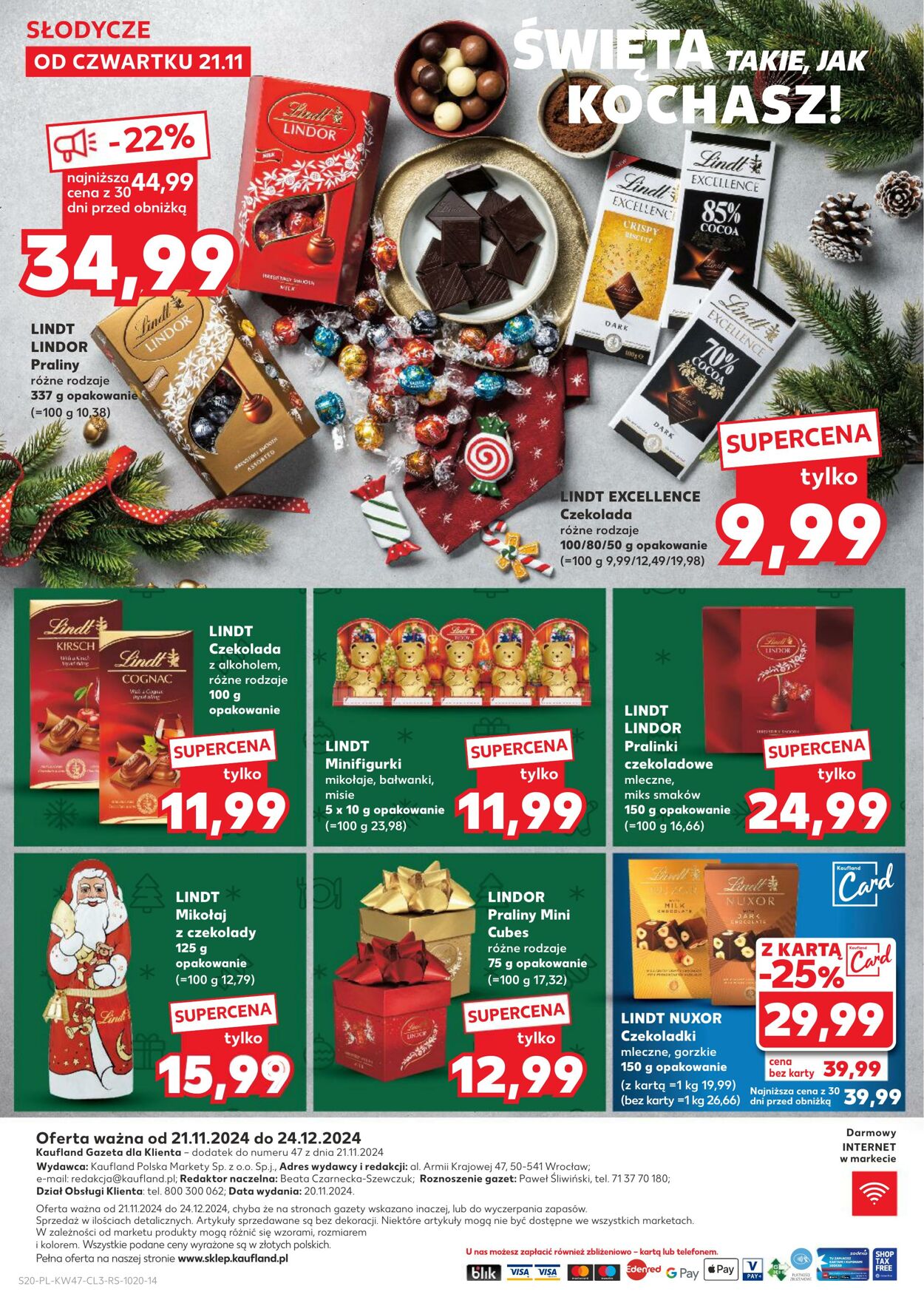 Gazetka Kaufland 21.11.2024 - 24.12.2024