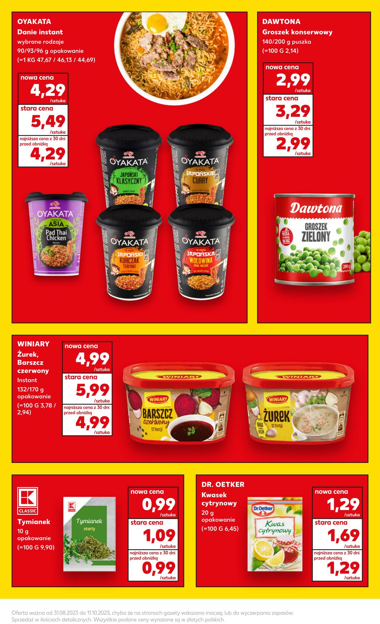 Gazetka Kaufland 31.08.2023 - 11.10.2023