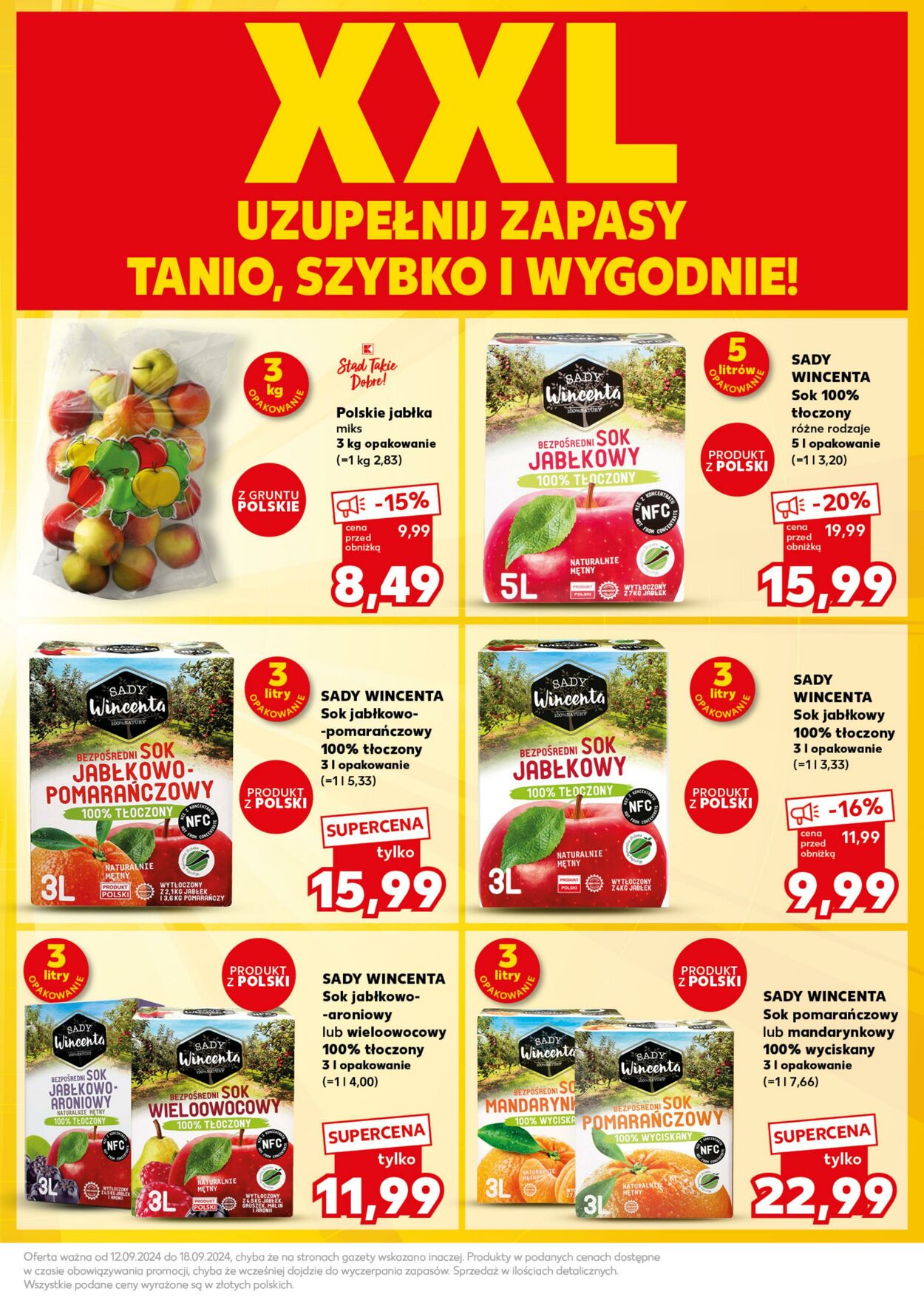 Gazetka Kaufland 16.09.2024 - 18.09.2024