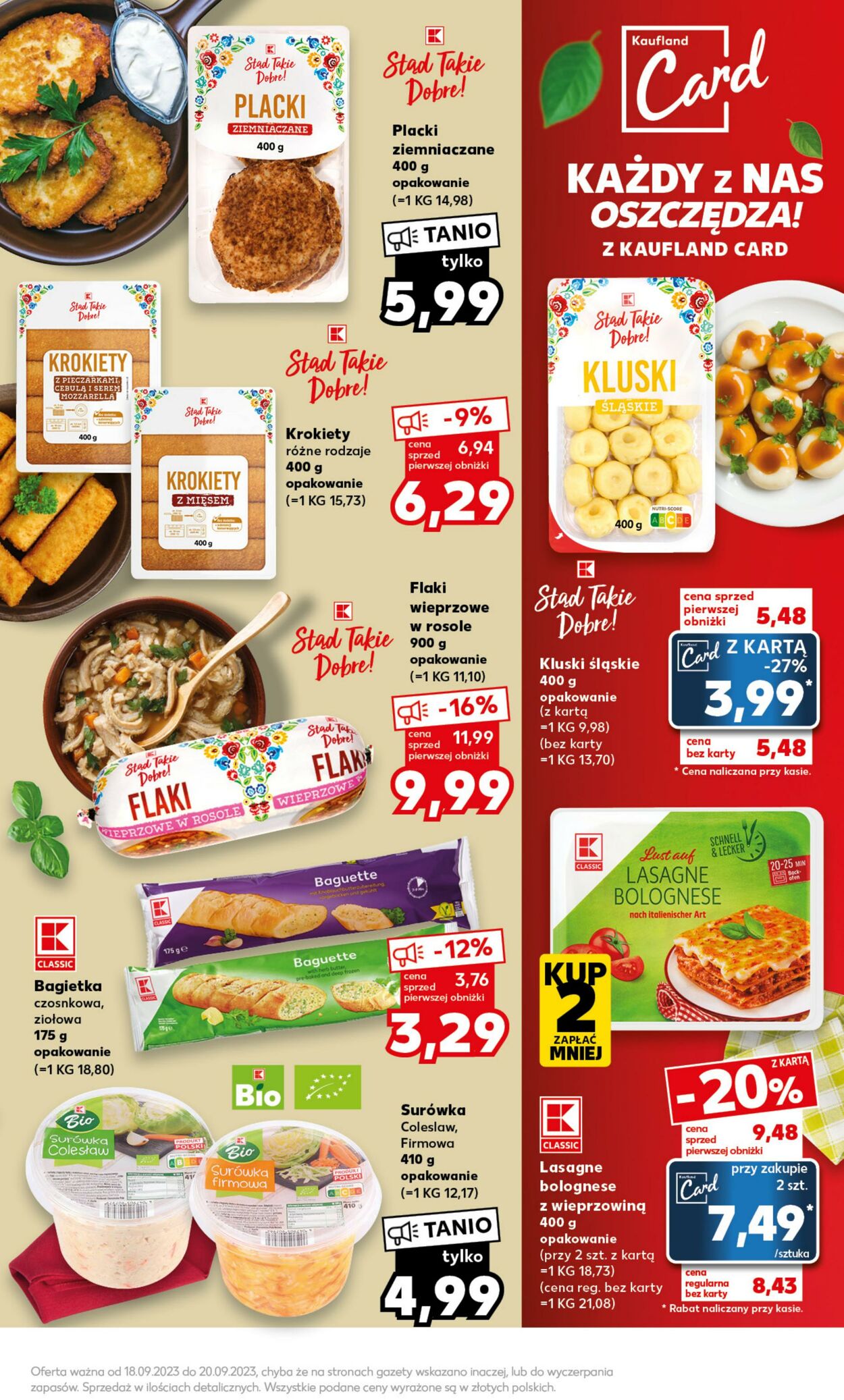 Gazetka Kaufland 18.09.2023 - 20.09.2023