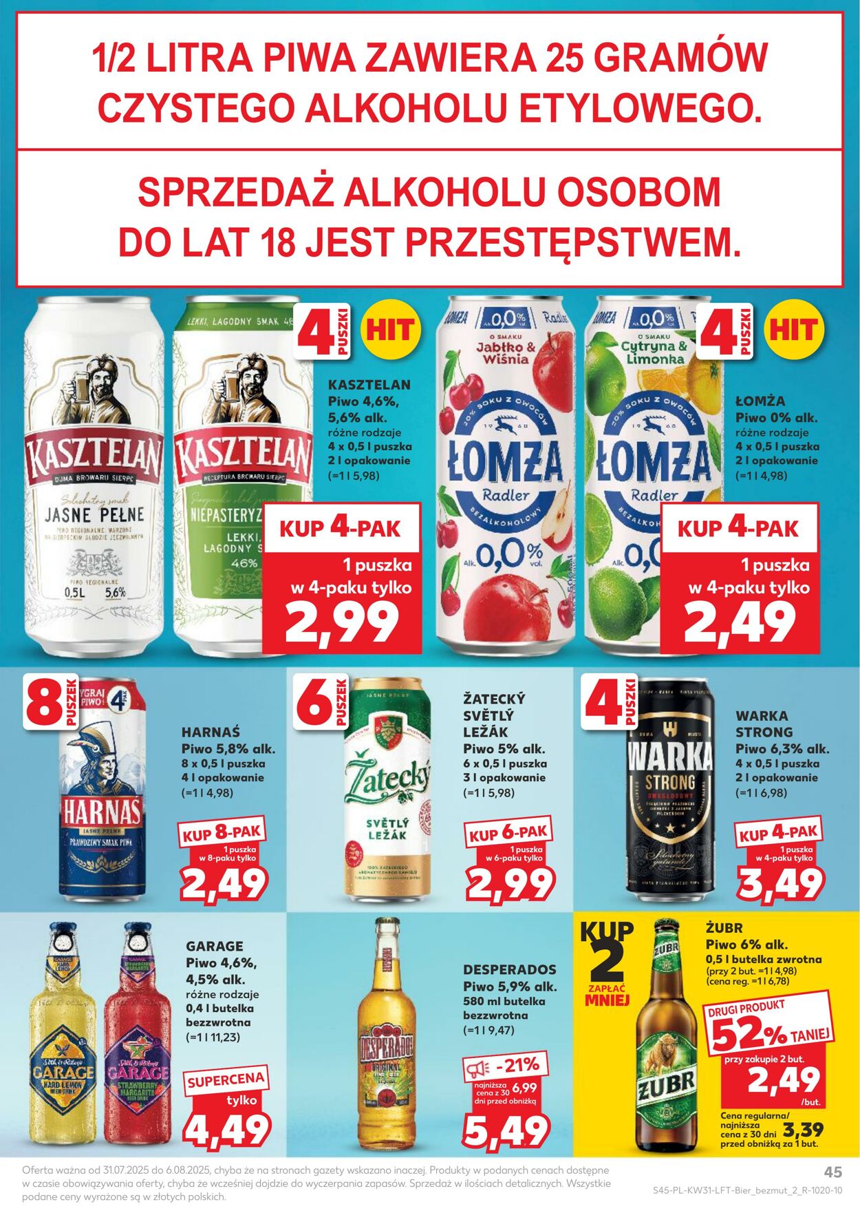 Gazetka Kaufland 31.07.2025 - 06.08.2025