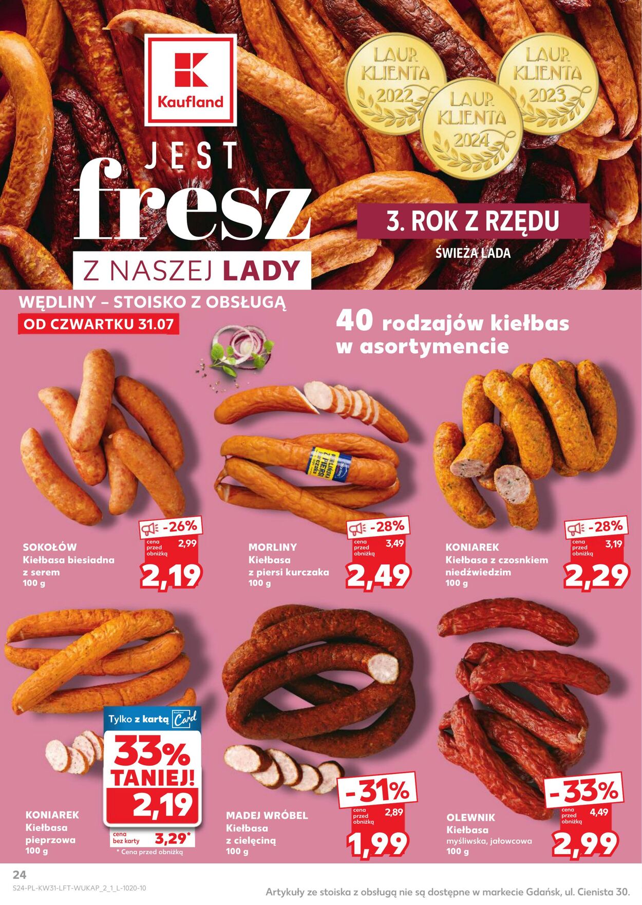 Gazetka Kaufland 31.07.2025 - 06.08.2025