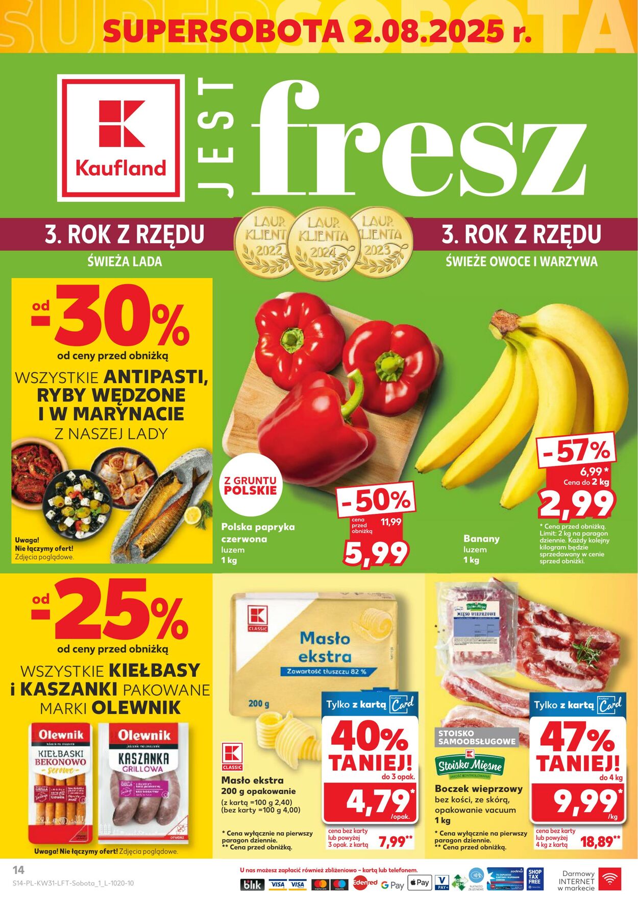 Gazetka Kaufland 31.07.2025 - 06.08.2025