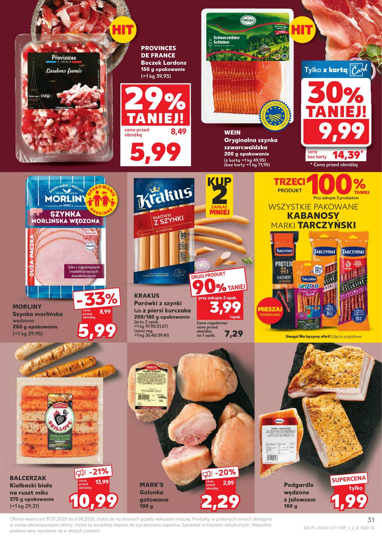 Gazetka Kaufland 31.07.2025 - 06.08.2025