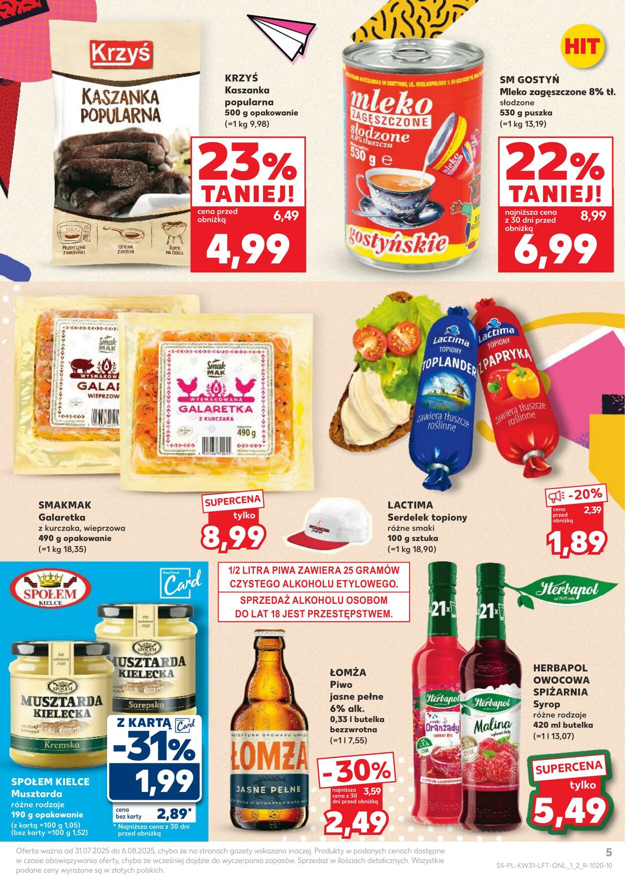 Gazetka Kaufland 31.07.2025 - 06.08.2025