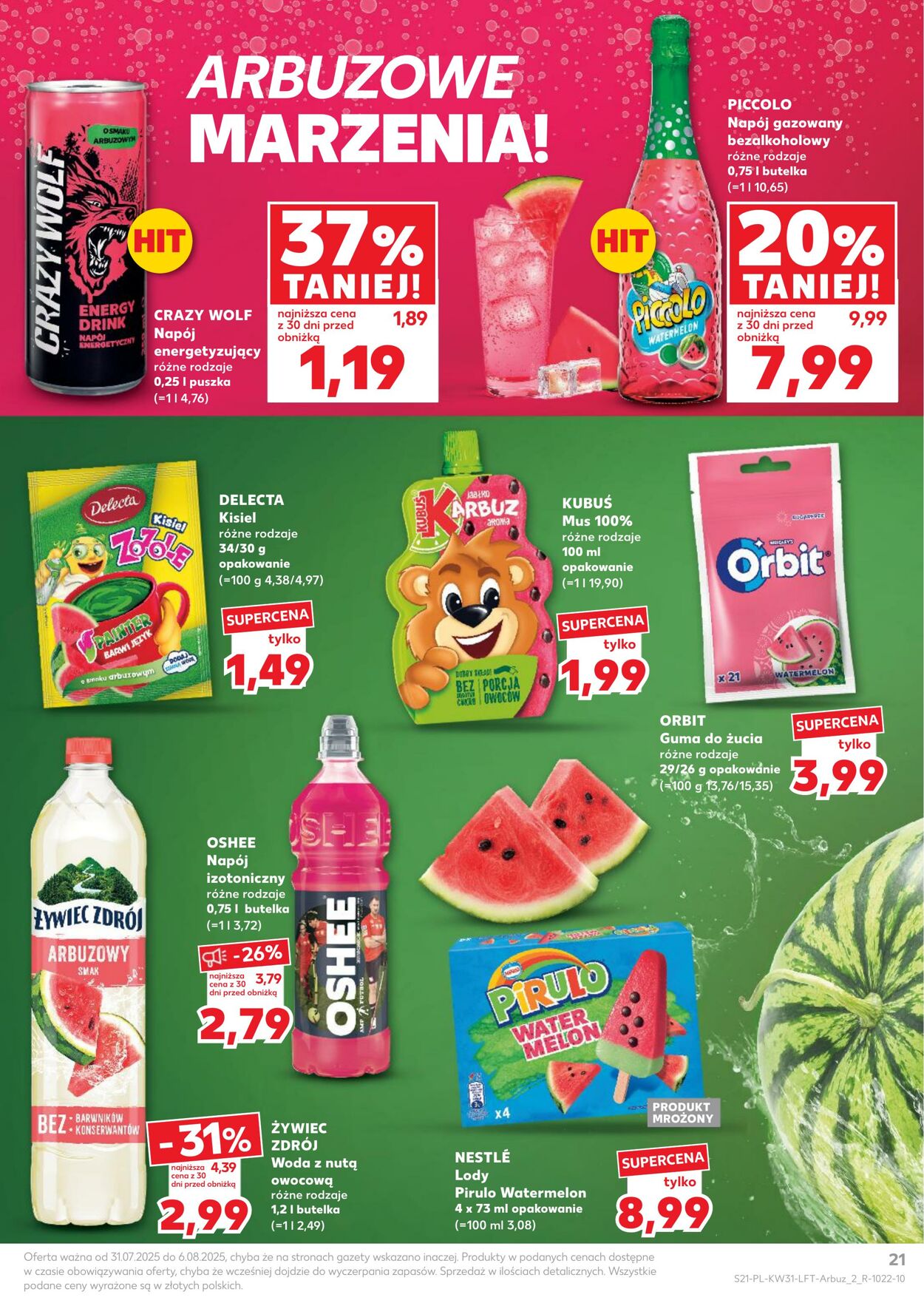Gazetka Kaufland 31.07.2025 - 06.08.2025