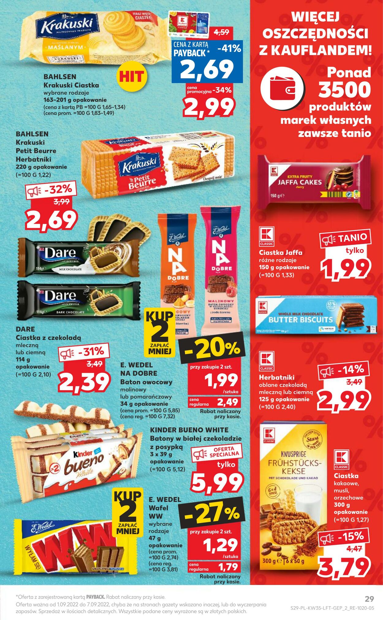 Gazetka Kaufland 01.09.2022 - 07.09.2022