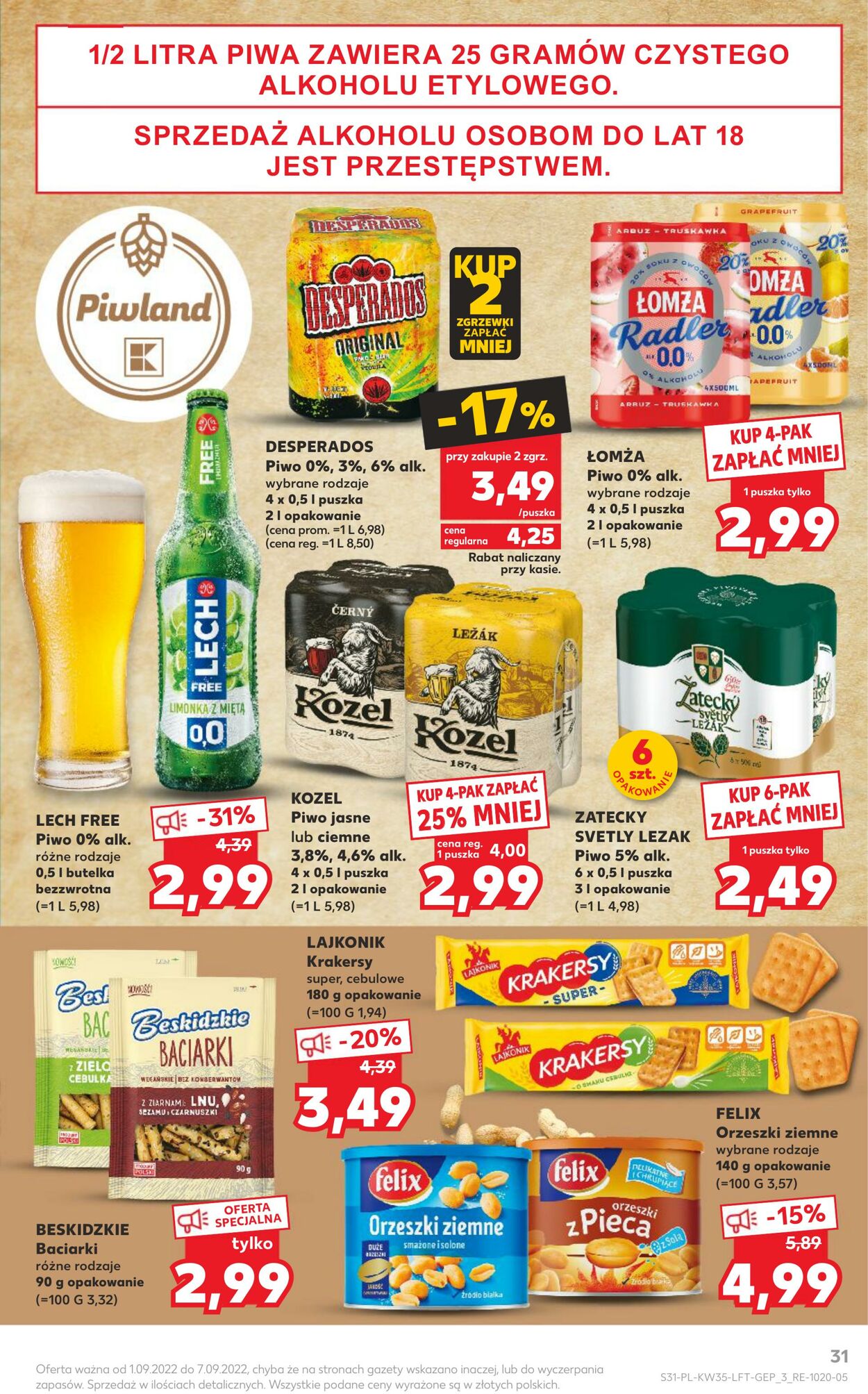 Gazetka Kaufland 01.09.2022 - 07.09.2022