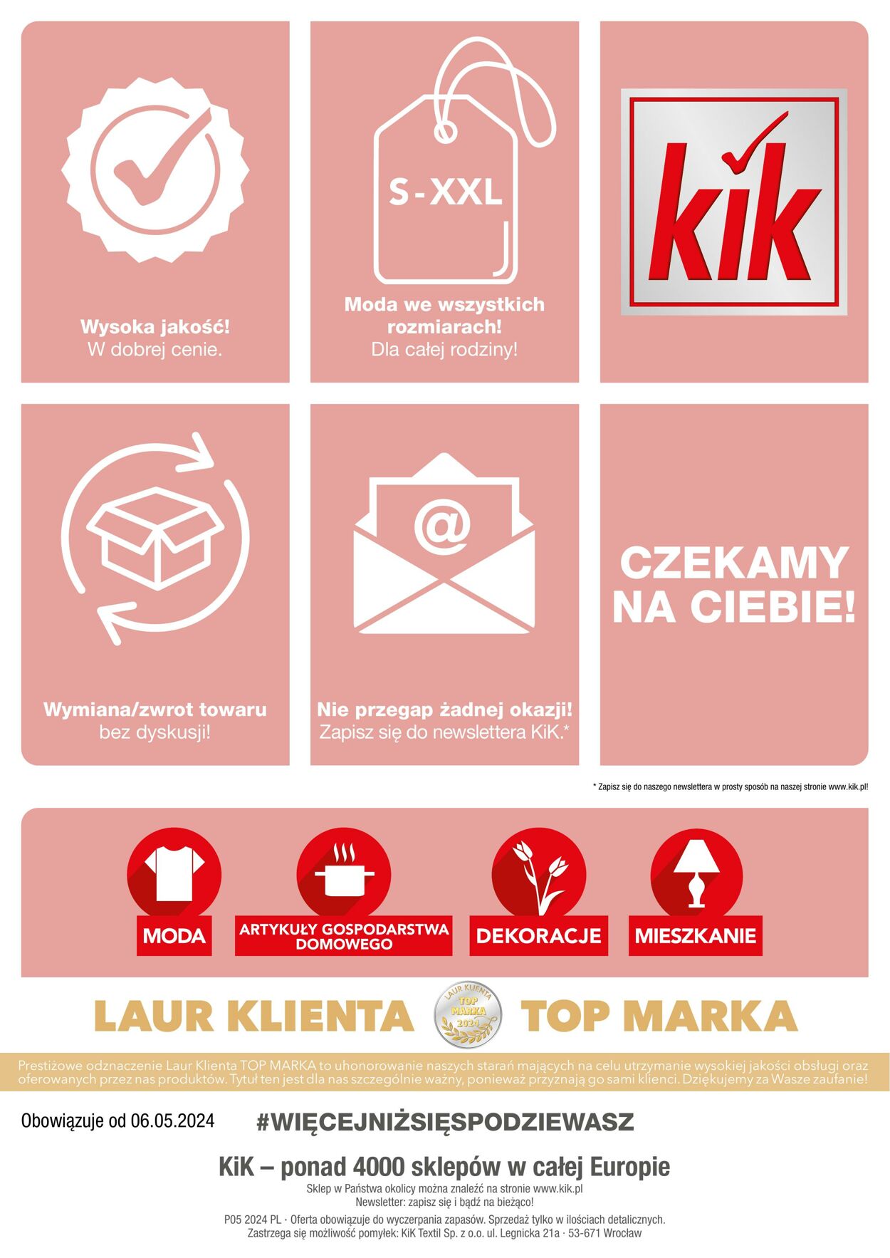 Gazetka KIK 06.05.2024 - 31.05.2024