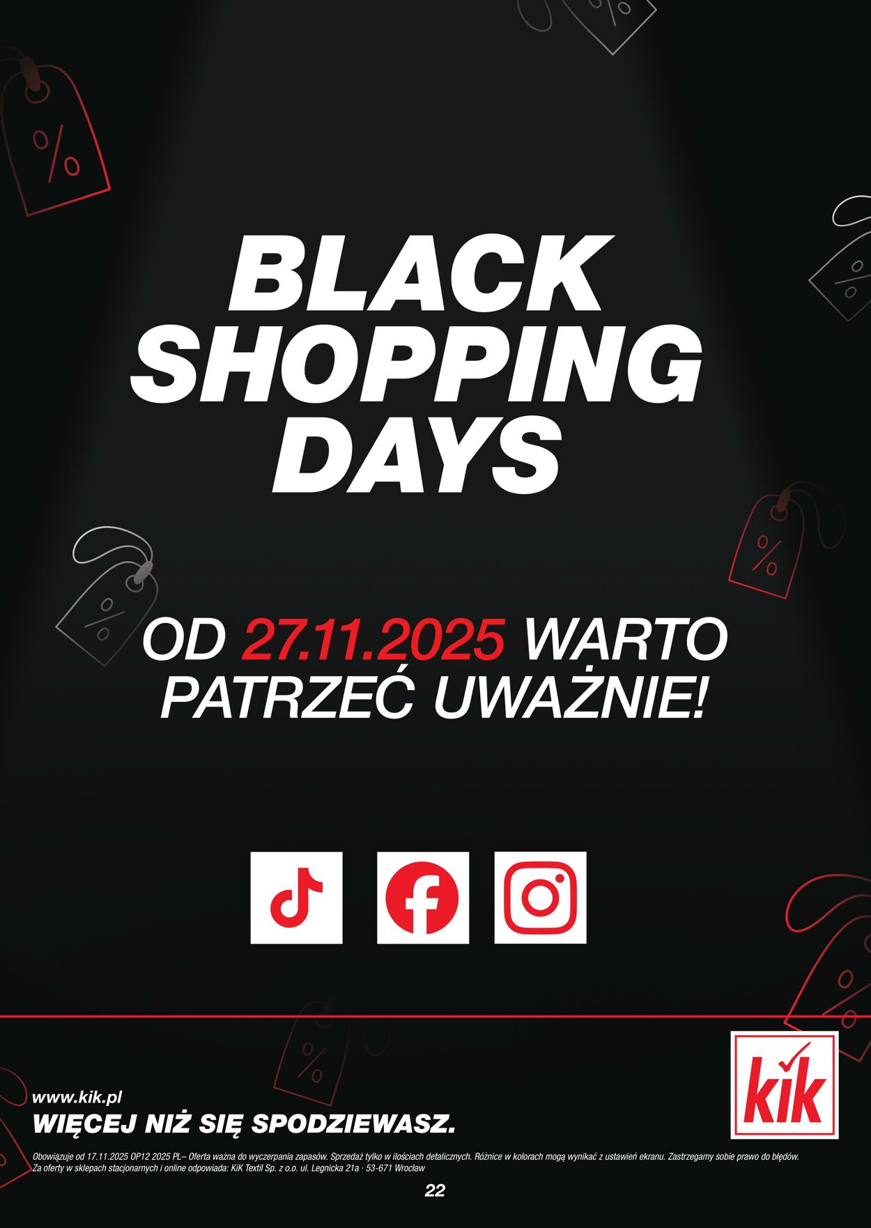 Gazetka KIK 17.11.2025 - 17.01.2026