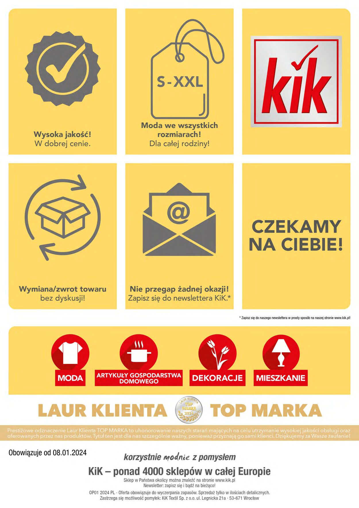 Gazetka KIK 08.01.2024 - 04.02.2024