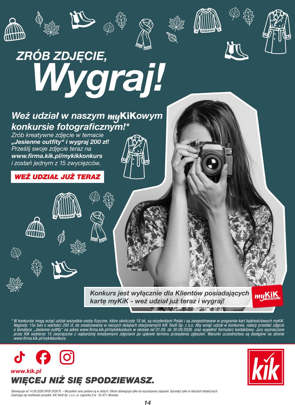 Gazetka KIK 07.09.2026 - 15.09.2026