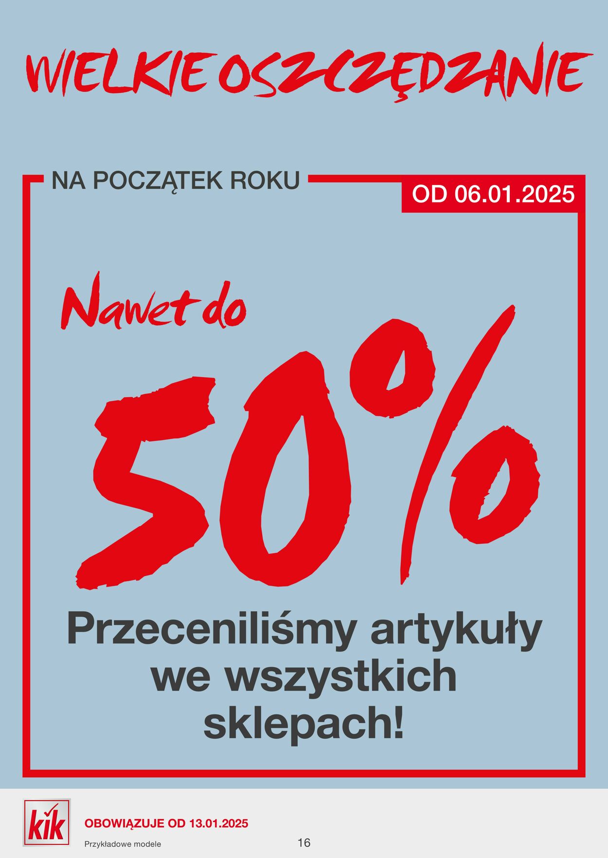 Gazetka KIK 13.01.2025 - 13.02.2025