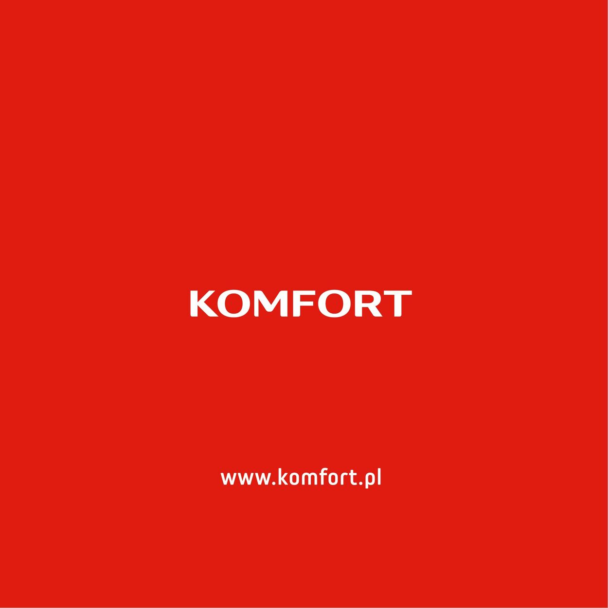 Gazetka Komfort 01.08.2024 - 31.01.2025