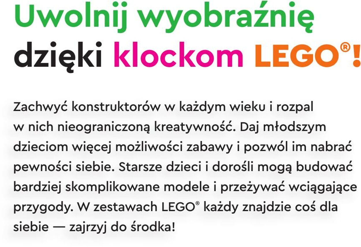 Gazetka Lego 01.01.2023 - 30.06.2023