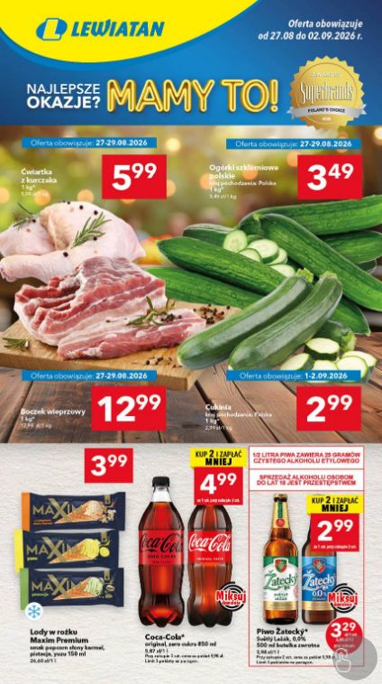 Gazetka Lewiatan 20.08.2026 - 26.08.2026