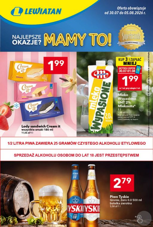 Gazetka Lewiatan 23.07.2026 - 29.07.2026