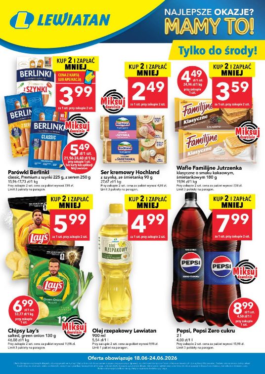 Gazetka Lewiatan 18.06.2026 - 24.06.2026