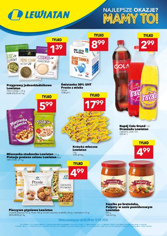 Gazetka Lewiatan 30.07.2026 - 05.08.2026