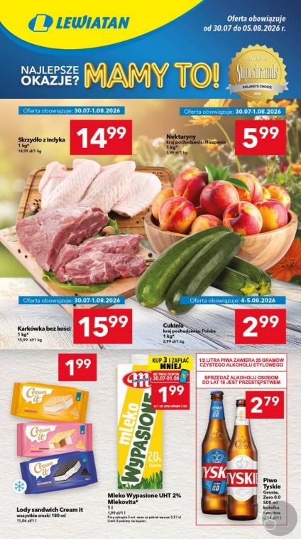 Gazetka Lewiatan 30.07.2026 - 05.08.2026
