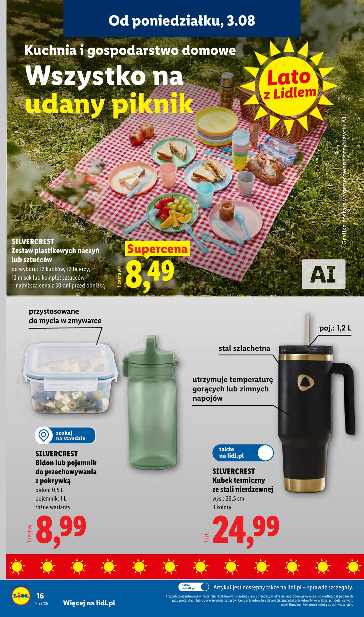 Gazetka Lidl 03.08.2026 - 08.08.2026