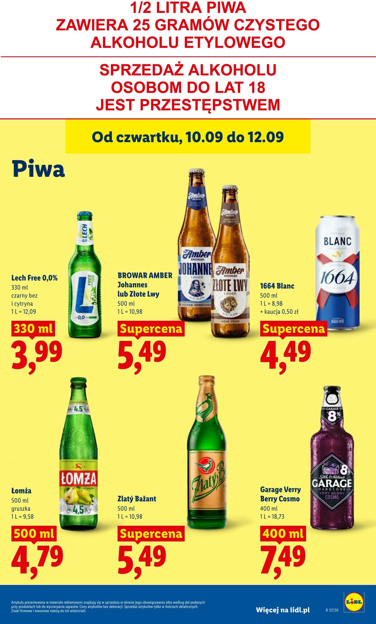 Gazetka Lidl 10.09.2026 - 12.09.2026
