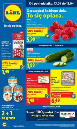 Gazetka Lidl 13.04.2026 - 15.04.2026