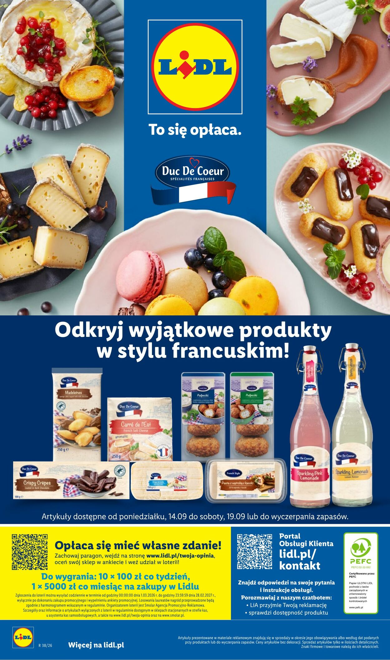 Gazetka Lidl 14.09.2026 - 19.09.2026