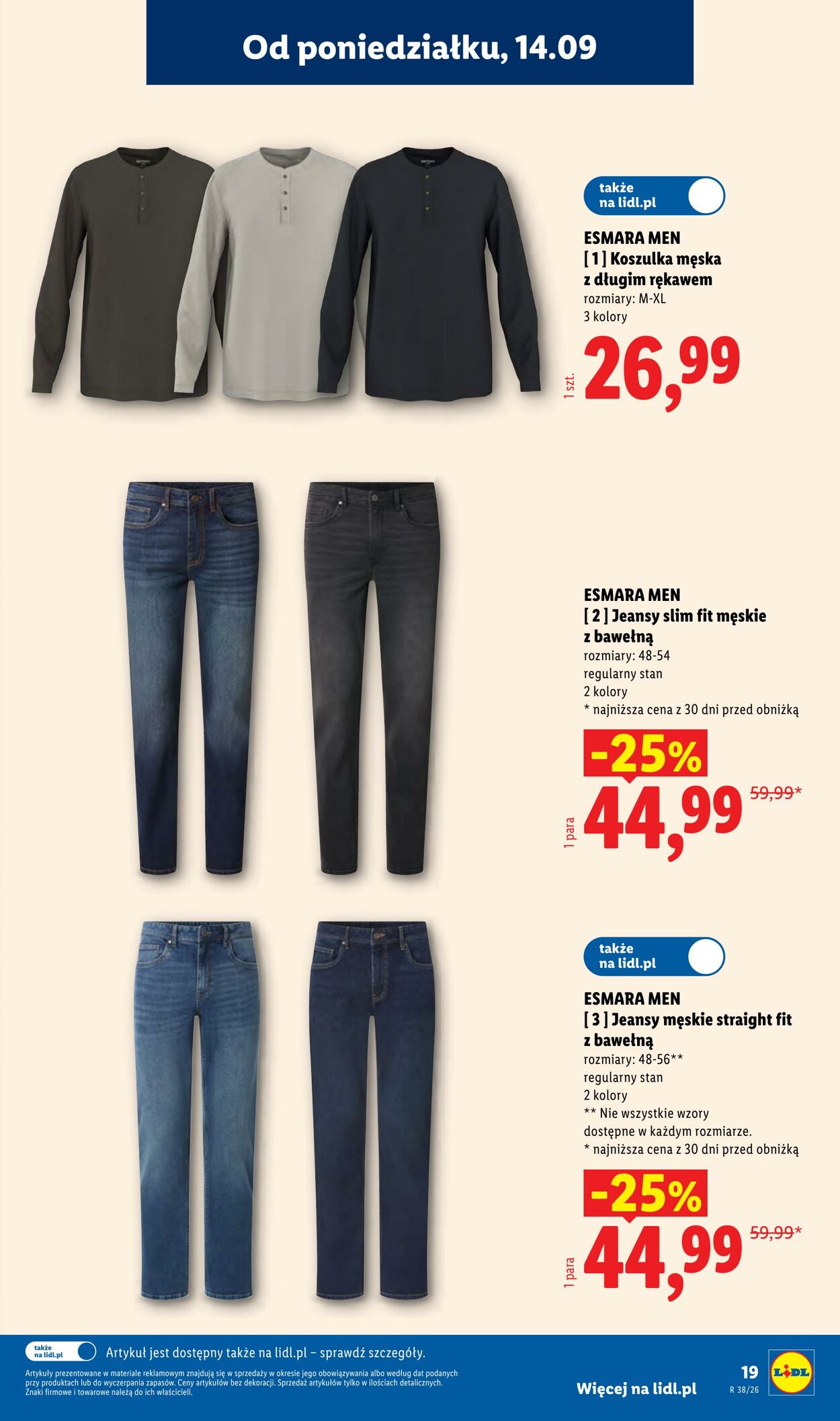 Gazetka Lidl 14.09.2026 - 19.09.2026