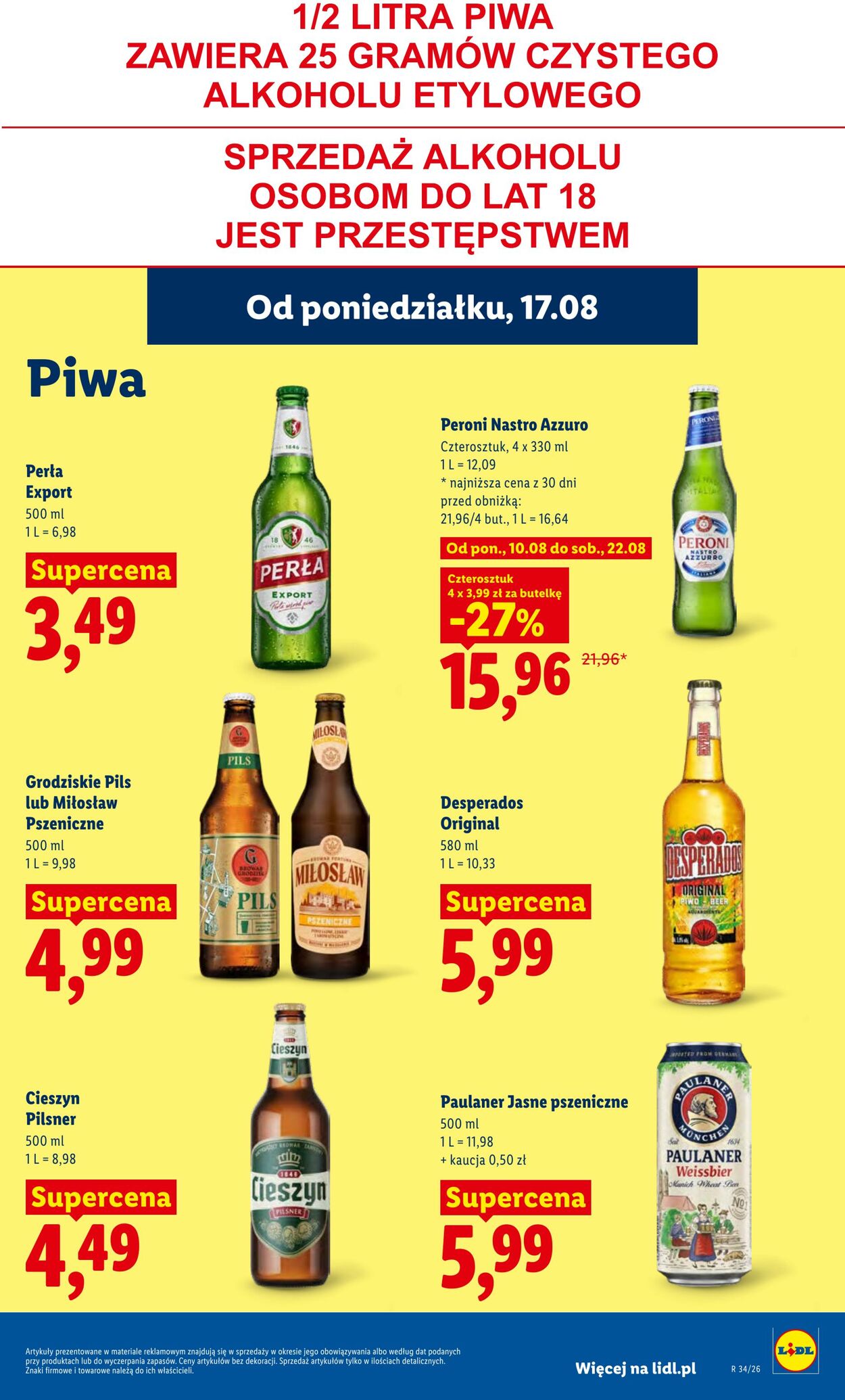 Gazetka Lidl 17.08.2026 - 19.08.2026
