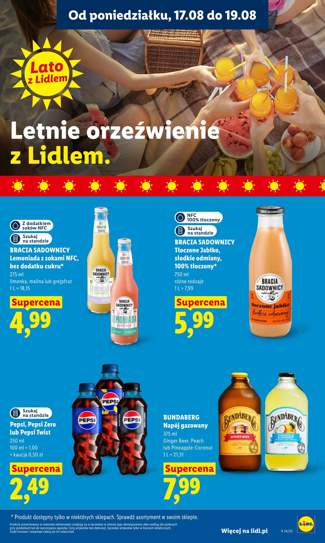 Gazetka Lidl 17.08.2026 - 19.08.2026