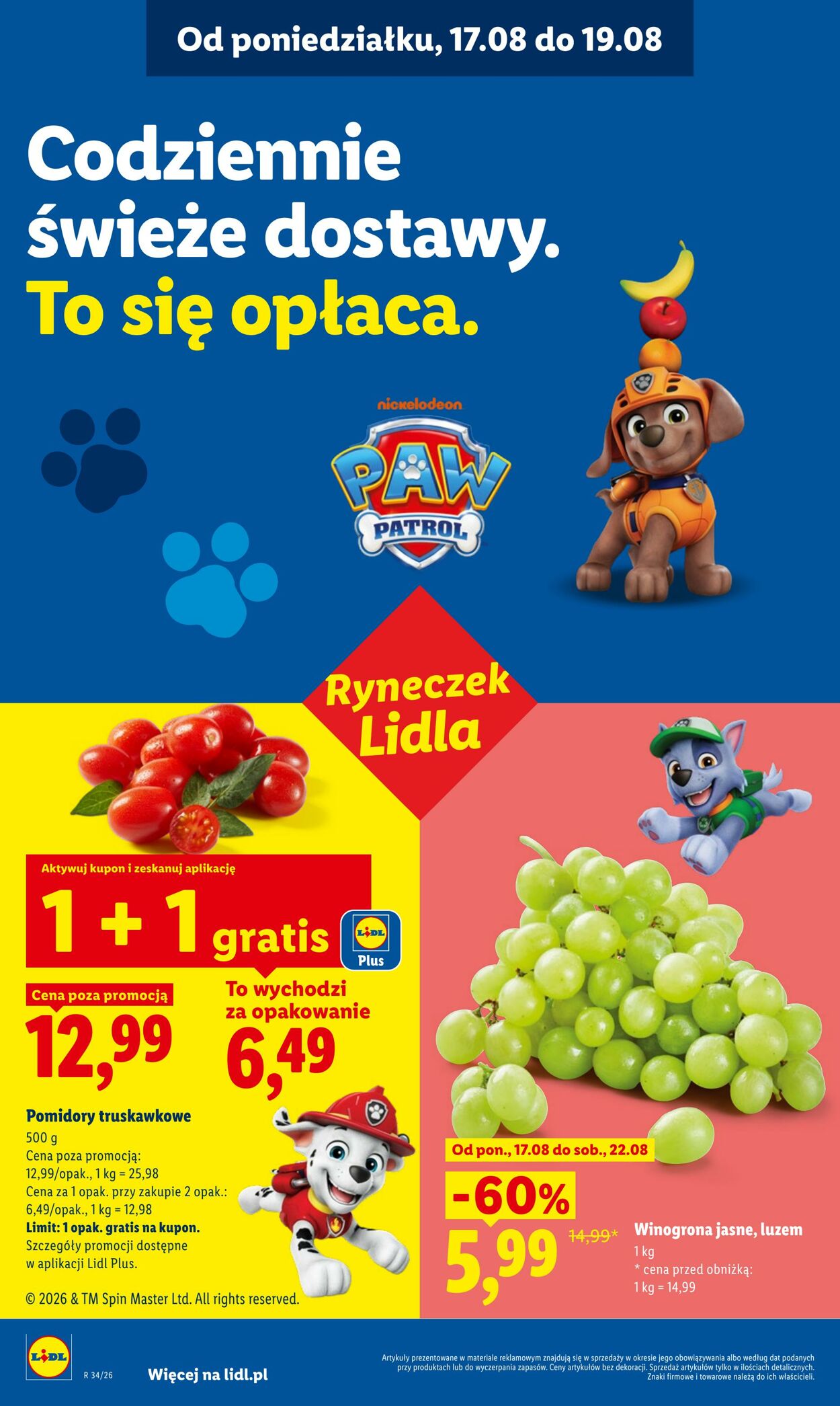 Gazetka Lidl 17.08.2026 - 19.08.2026