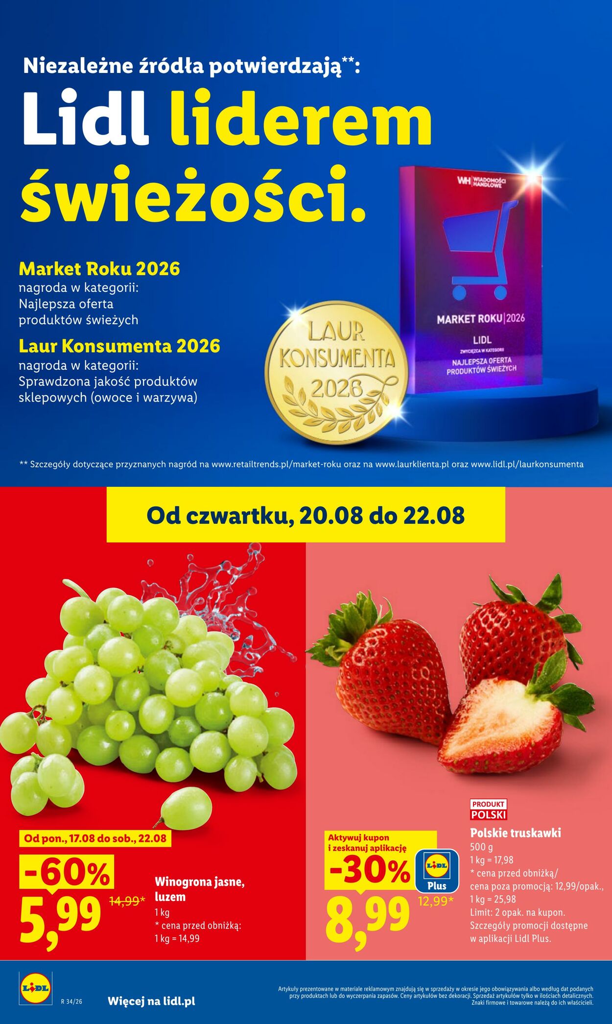 Gazetka Lidl 20.08.2026 - 22.08.2026