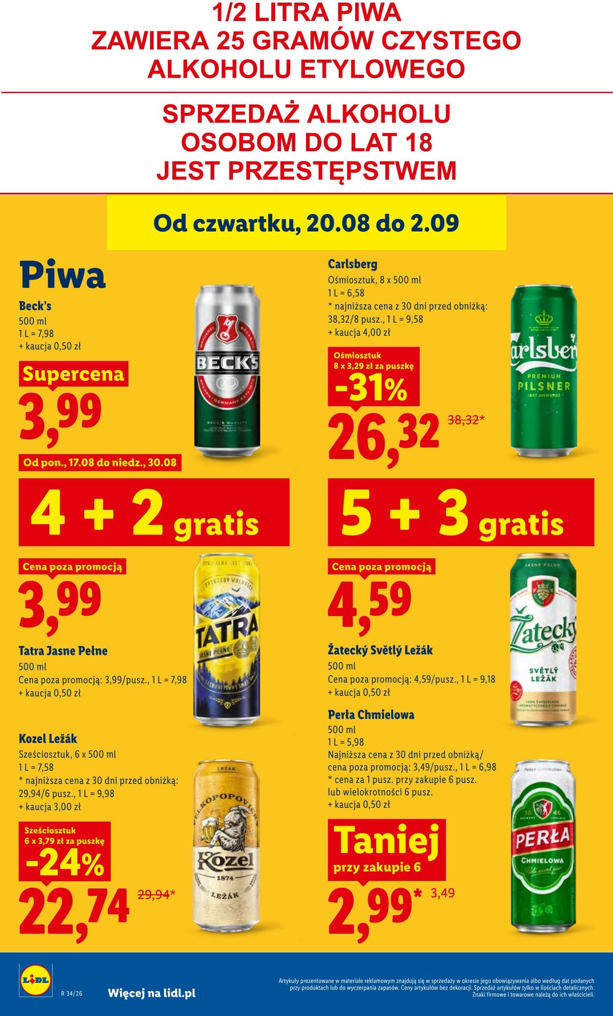 Gazetka Lidl 20.08.2026 - 22.08.2026
