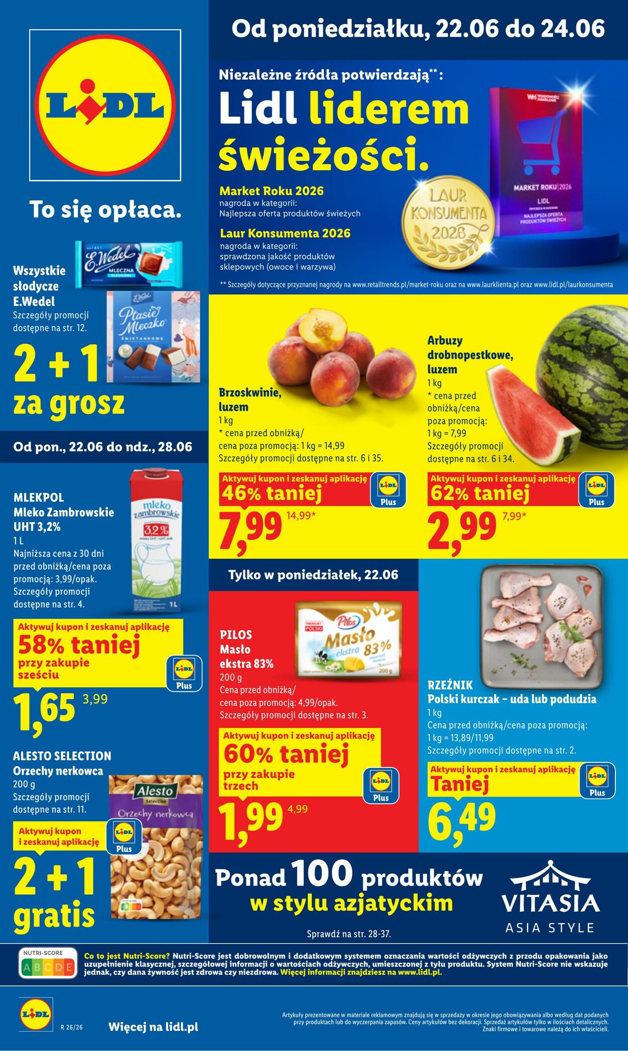 Gazetka Lidl - Gazetka ważna od 22.06 do 24.06 22 cze, 2026 - 24 cze, 2026