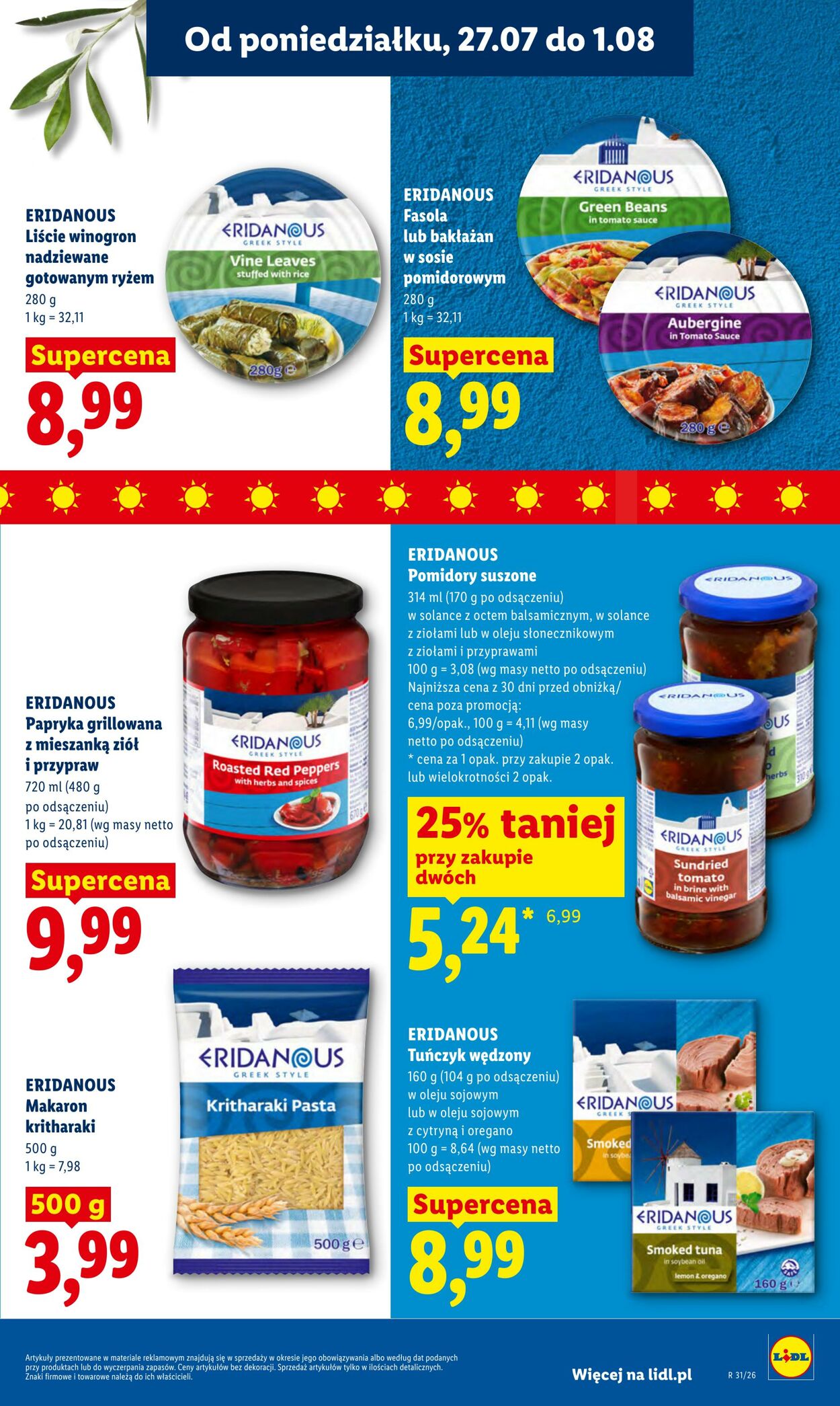 Gazetka Lidl 27.07.2026 - 29.07.2026