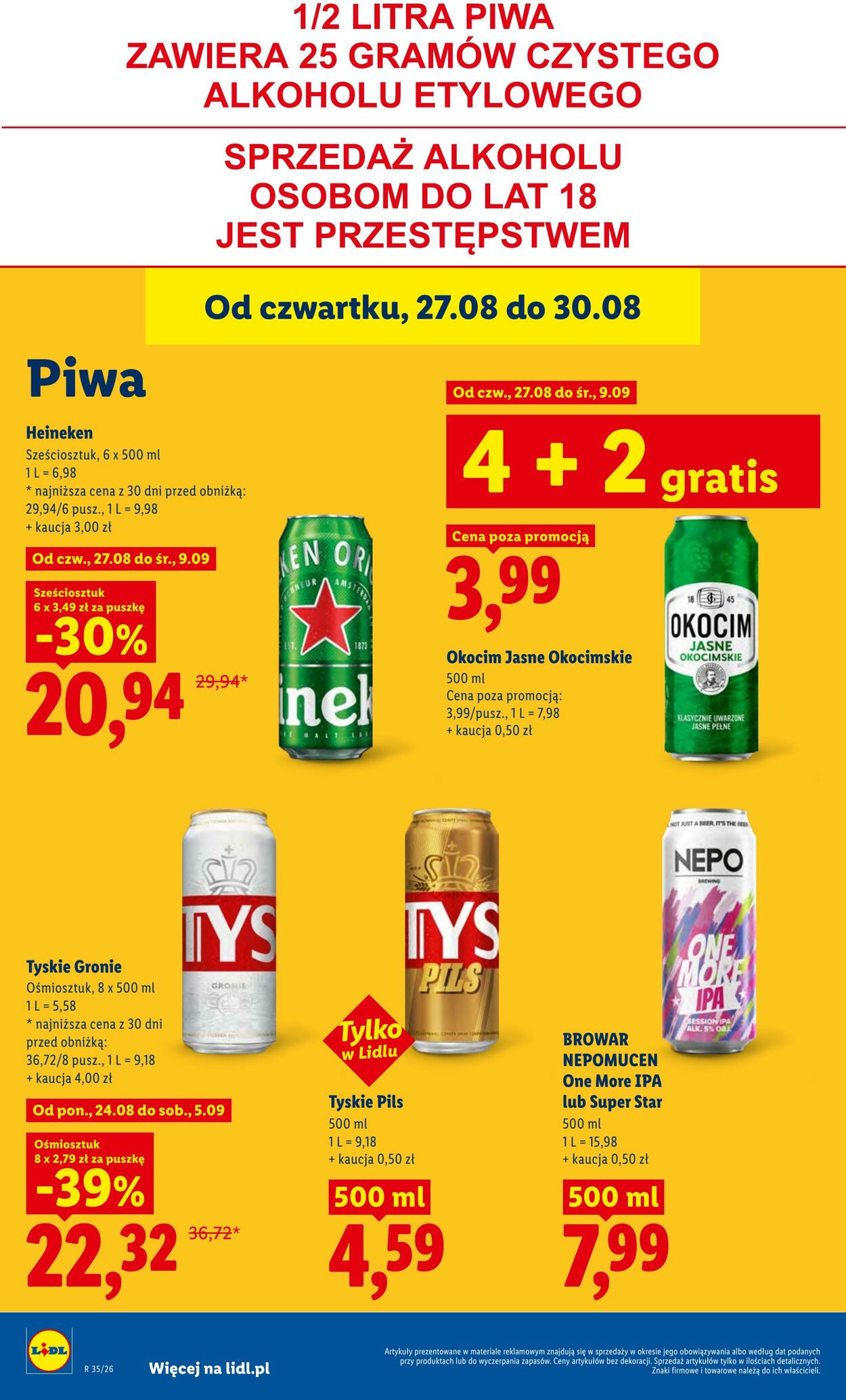Gazetka Lidl 27.08.2026 - 30.08.2026