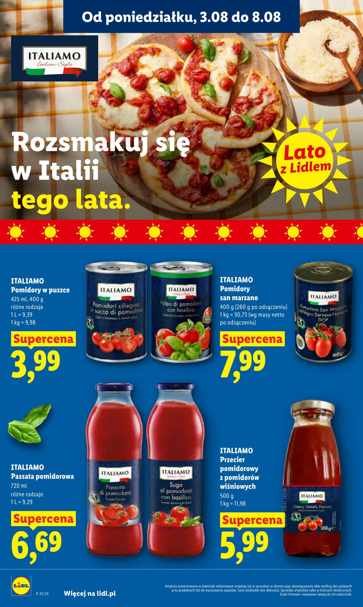 Gazetka Lidl 03.08.2026 - 05.08.2026