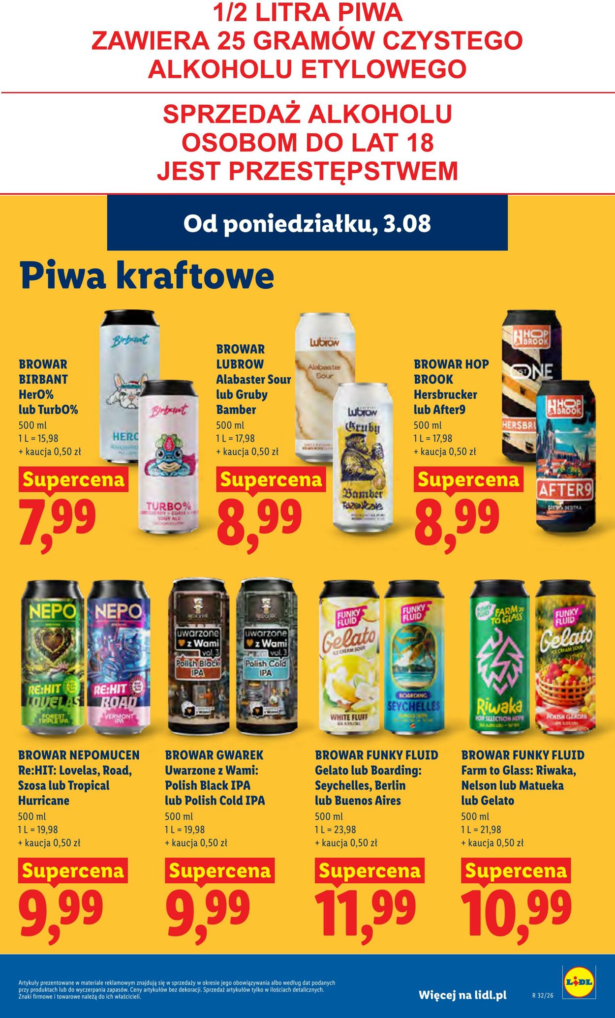Gazetka Lidl 03.08.2026 - 05.08.2026