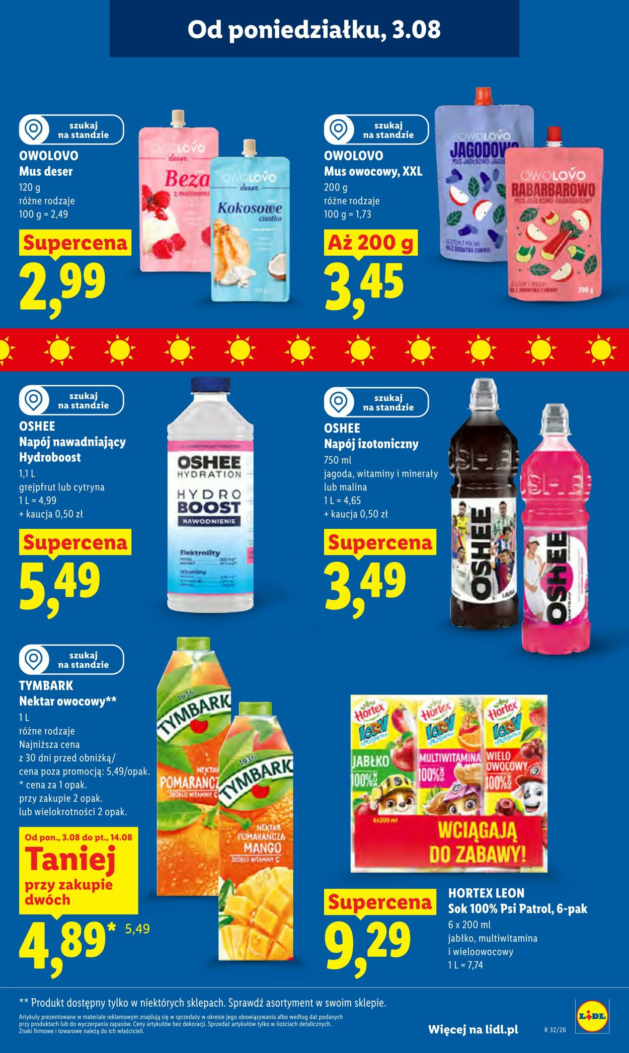 Gazetka Lidl 03.08.2026 - 05.08.2026